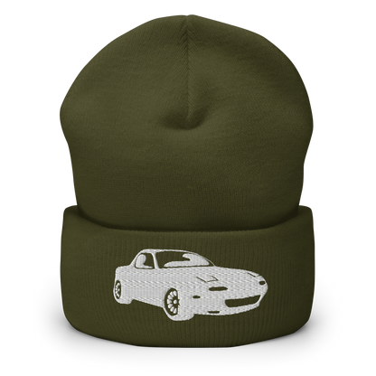 Embroidered Miata MX-5 NA - Cuffed Beanie