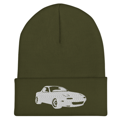 Embroidered Miata MX-5 NA - Cuffed Beanie